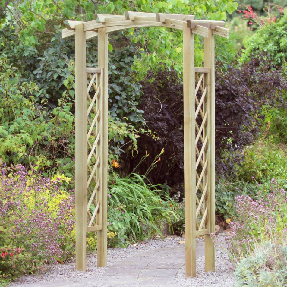 Zest Wooden Garden Arch | Starlight Arch