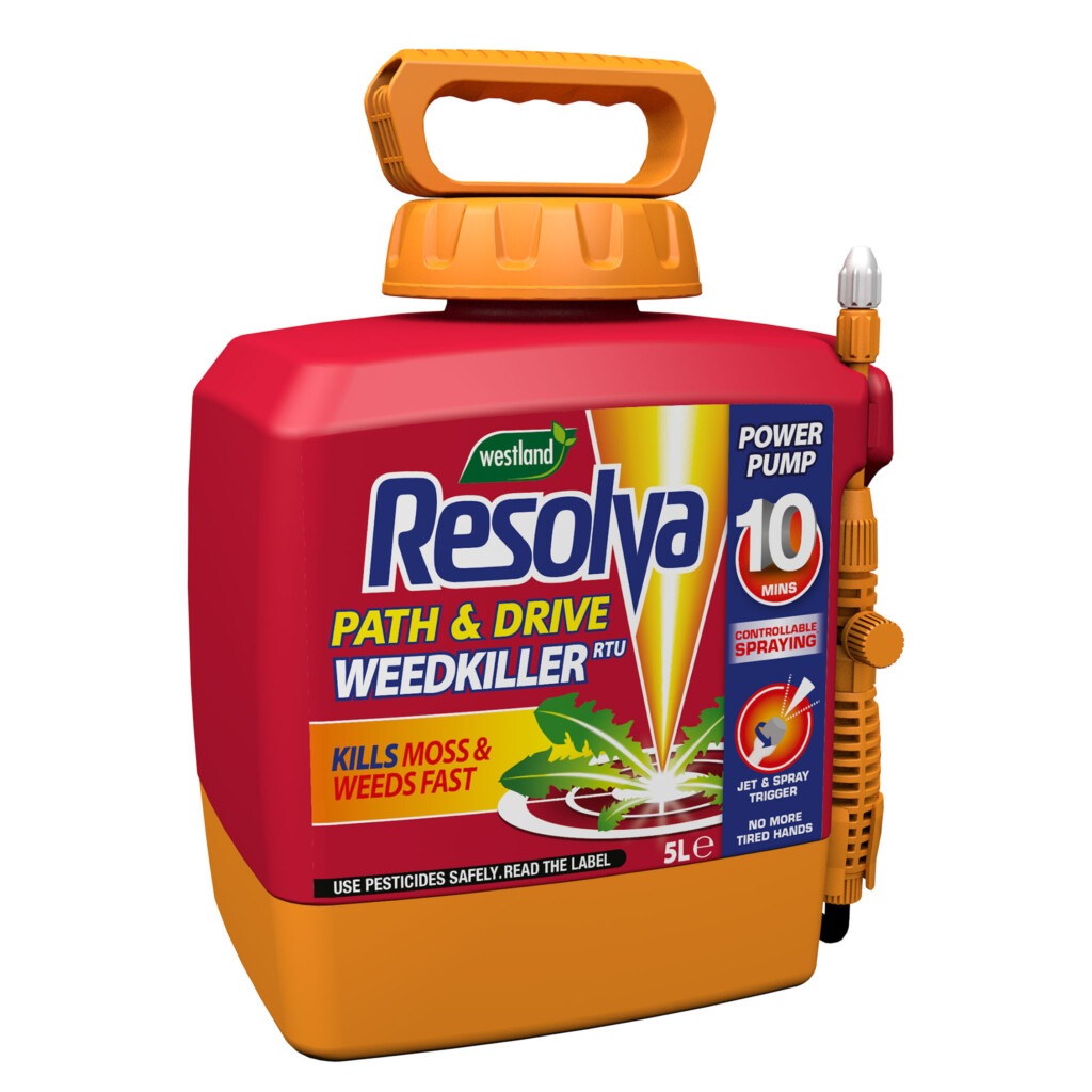 Westland Resolva Path & Drive Ready to Use Weedkiller 5L Power Pump