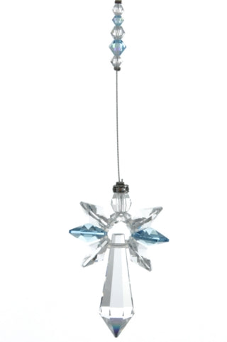 Wild Things Large Crystal Guardian Angel Aquamarine