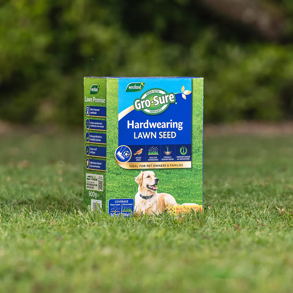 Gro-Sure Hard Wearing Lawn Seed 30m2 Box