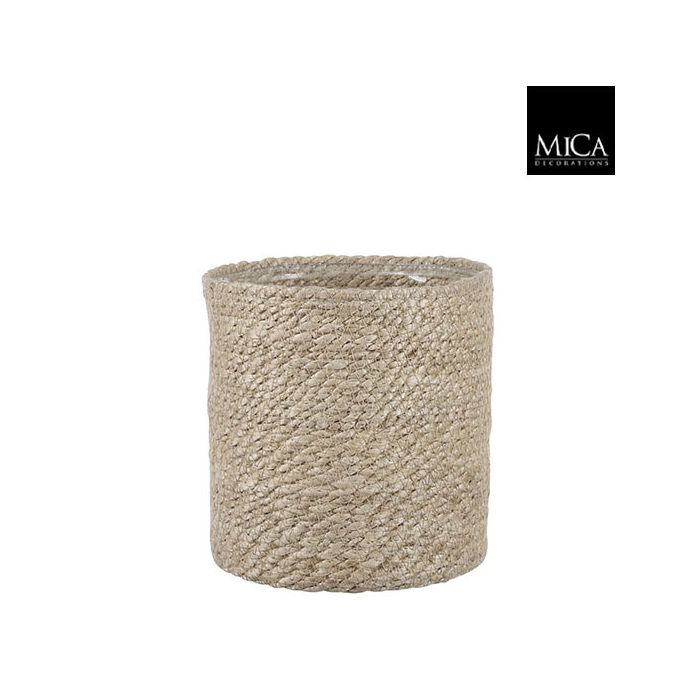 Mica Atlantic Seagrass Plant Basket Cream 18cm