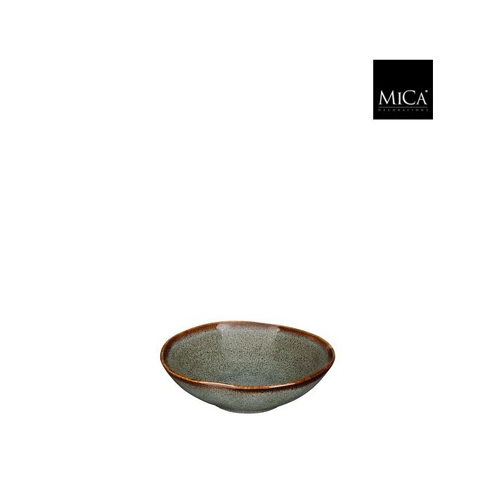 Mica Tabo Stoneware Bowl Green
