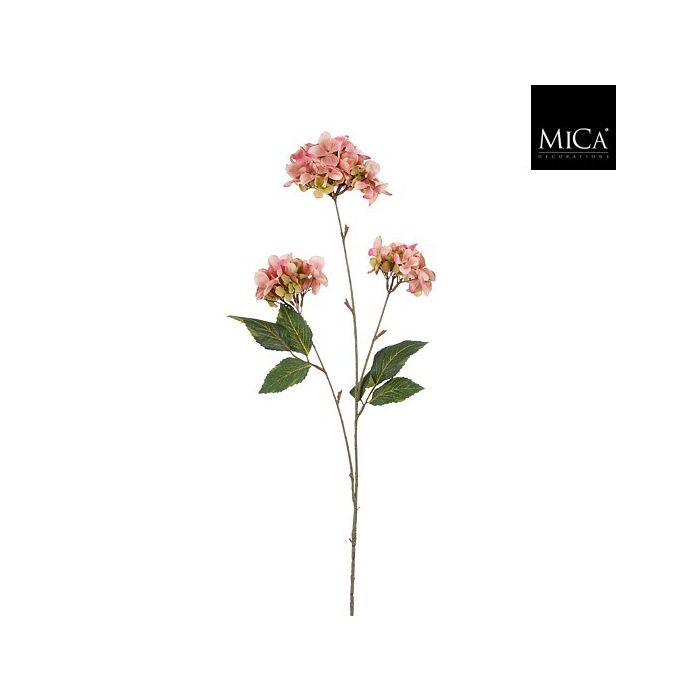 Mica Artificial Hydrangea Stem Pink 85cm