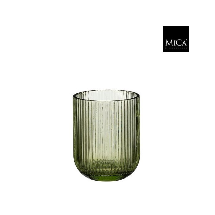 Mica Merlot Drinking Glass Light Green