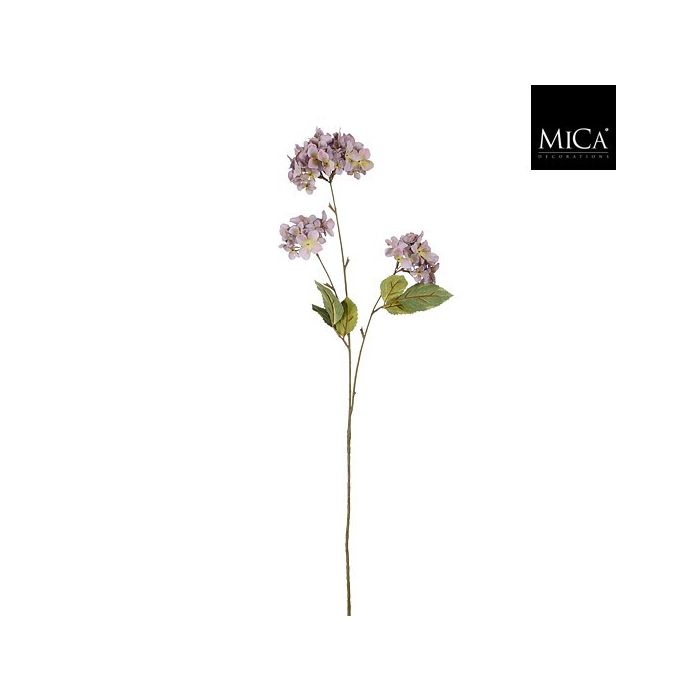 Mica Artificial Hydrangea Stem Light Pink 85cm