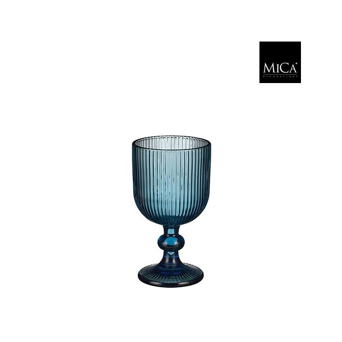 Mica Merlot Wineglass Blue