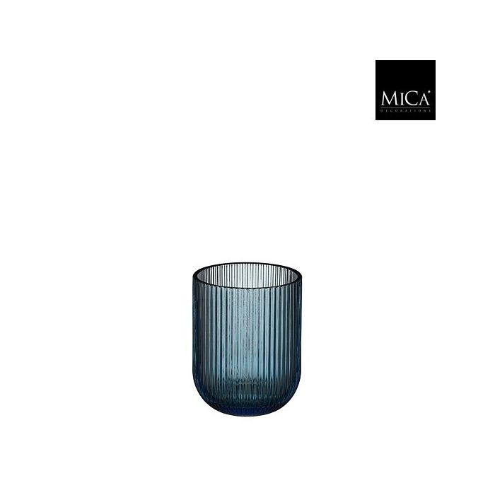 Mica Merlot Drinking Glass Blue