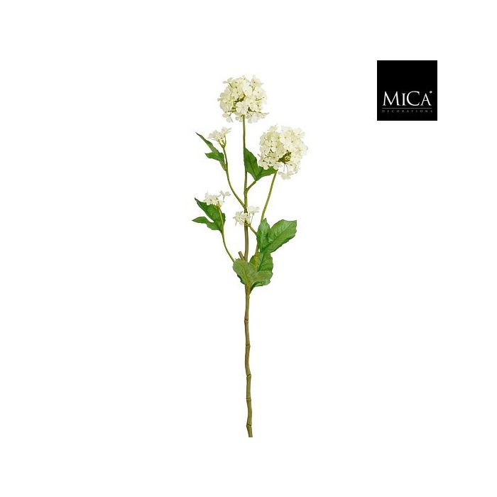 Mica Artificial Viburnum Stem Cream 71cm