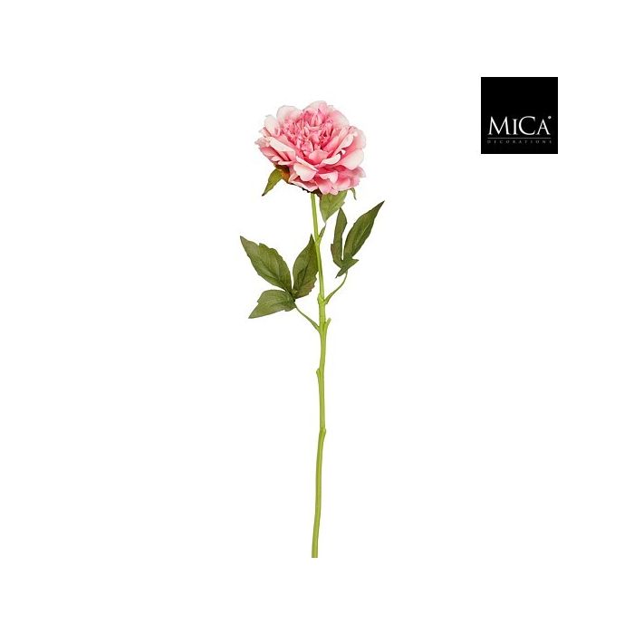 Mica Faux Peony Fuchsia Real Touch 57cm