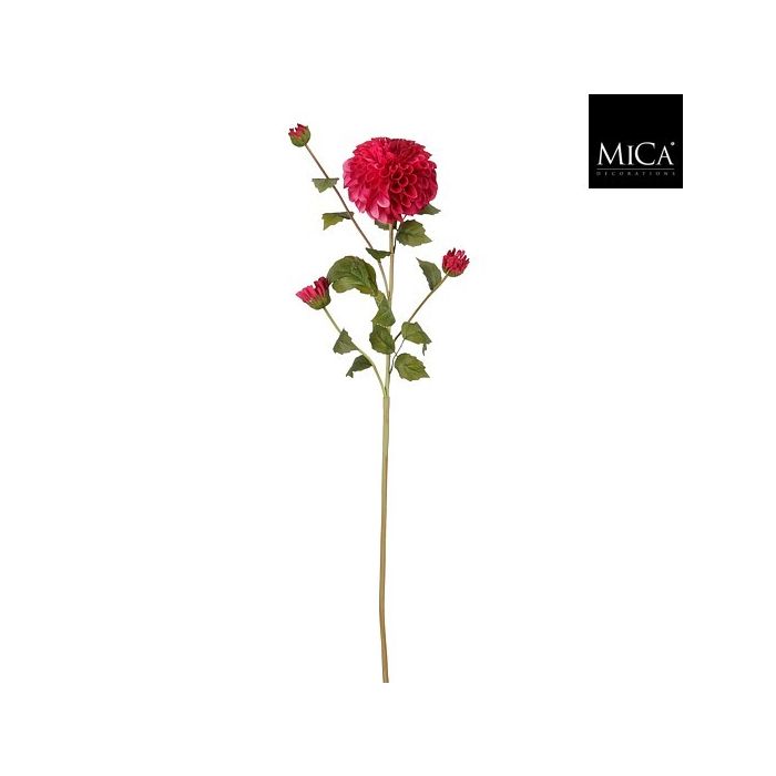 Mica Artificial Dahlia Stem Bordeaux Real Touch 78cm