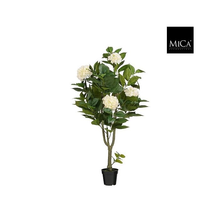 Mica Artificial Real Touch Hydrangea In Pot White 132cm