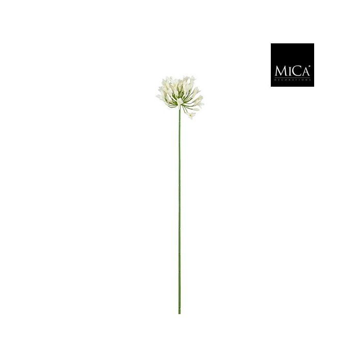 Mica Artificial Agapanthus Stem White 75cm