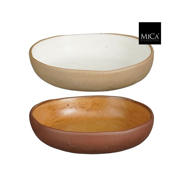 Mica Elm Plate H3.5 x D15.5cm