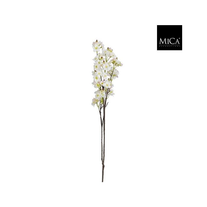 Mica Artificial Blossom Spray White 106cm