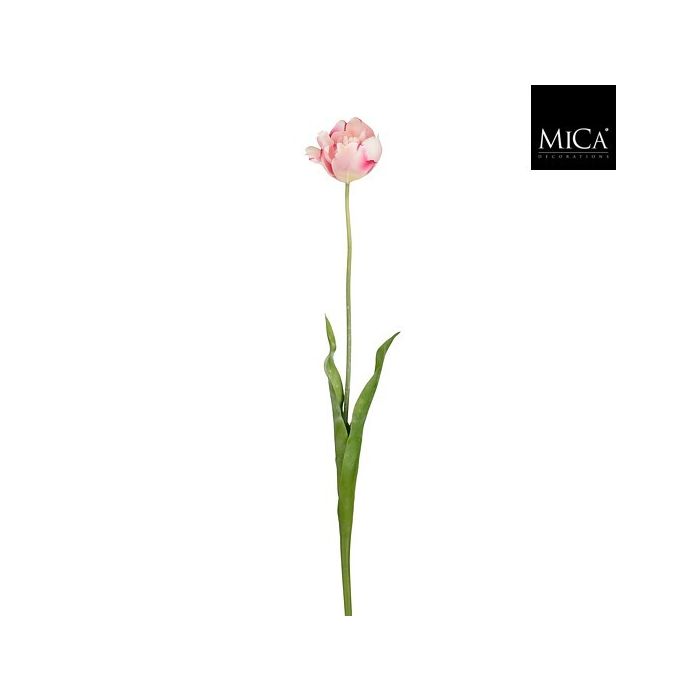 Mica Artificial Tulip Stem Pink 71cm