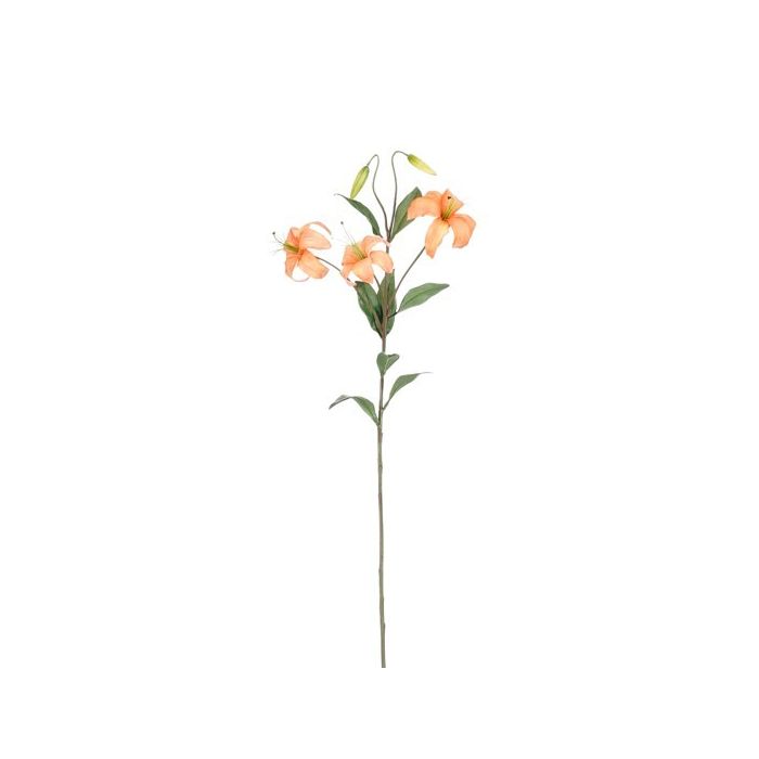 Mica Artificial Tigerlily Stem Orange 106cm