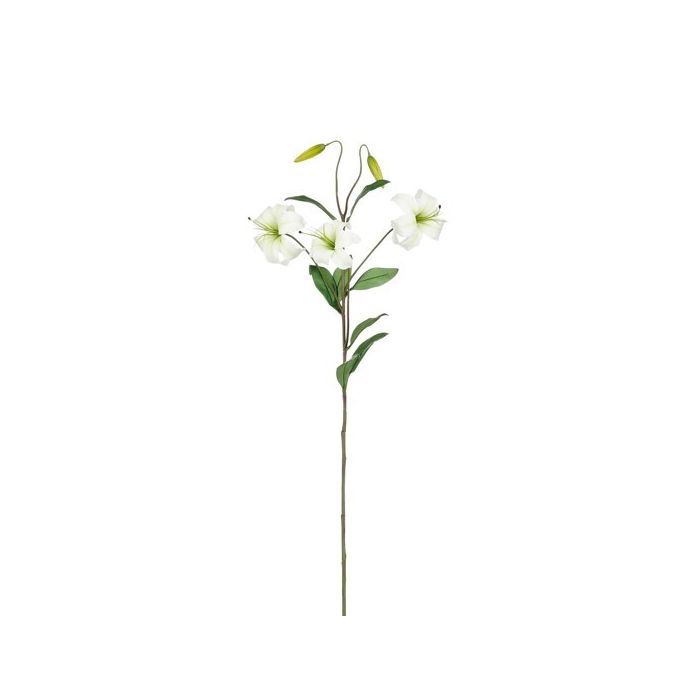 Mica Artificial Tigerlily Stem Cream 106cm