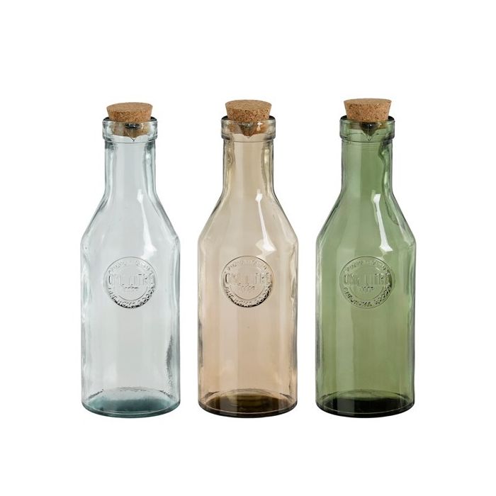 Mica Decorative Bottle Recycled Glass