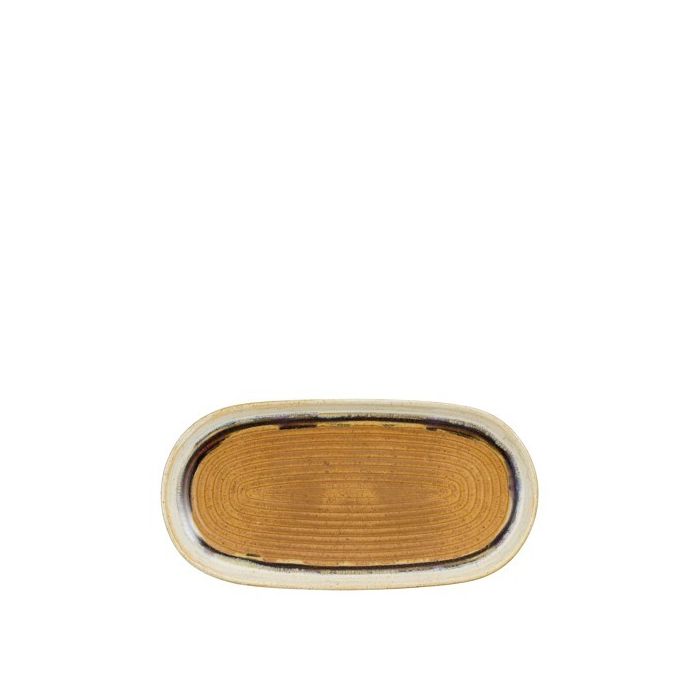 Mica Ethan Porcelain Oval Plate Terra 23cm