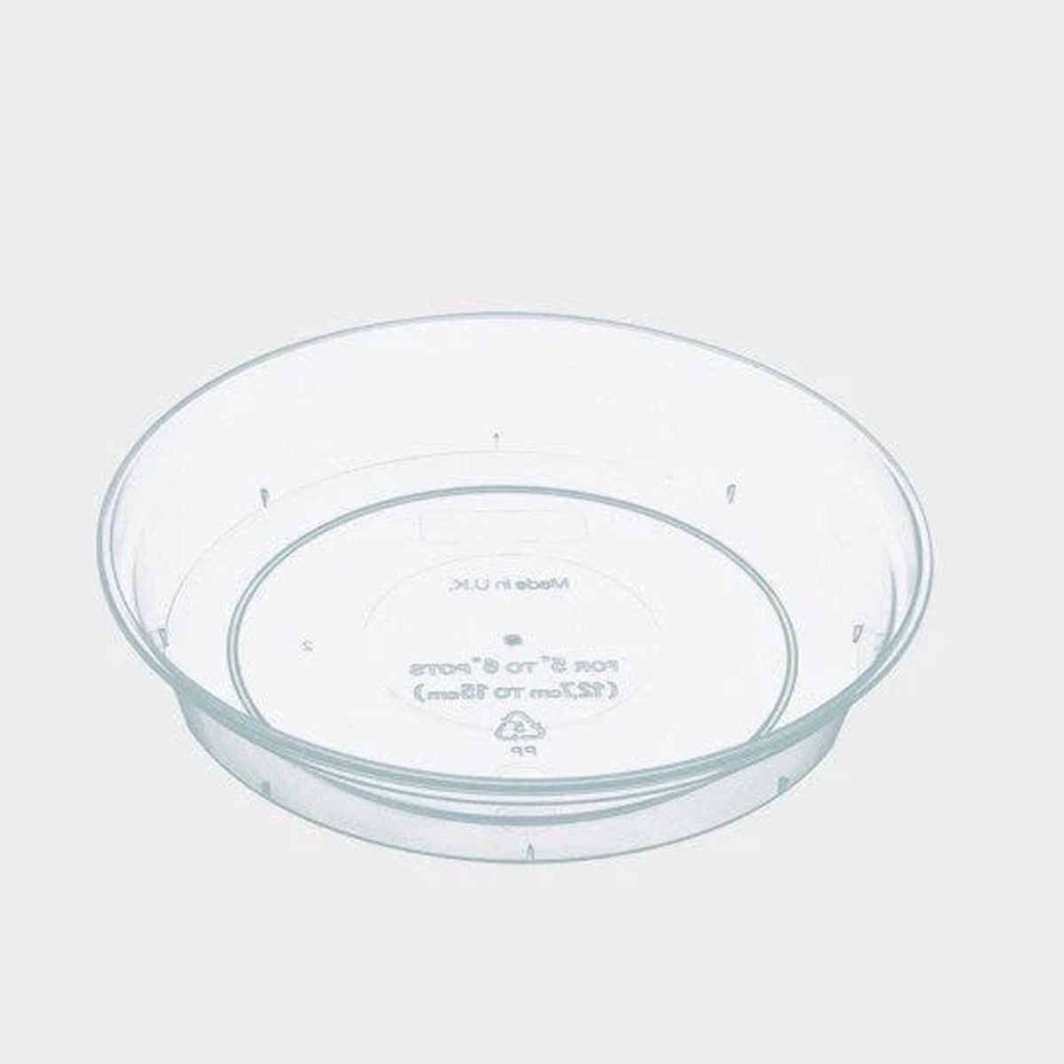 Stewart Plastics Clear Plastic Saucer