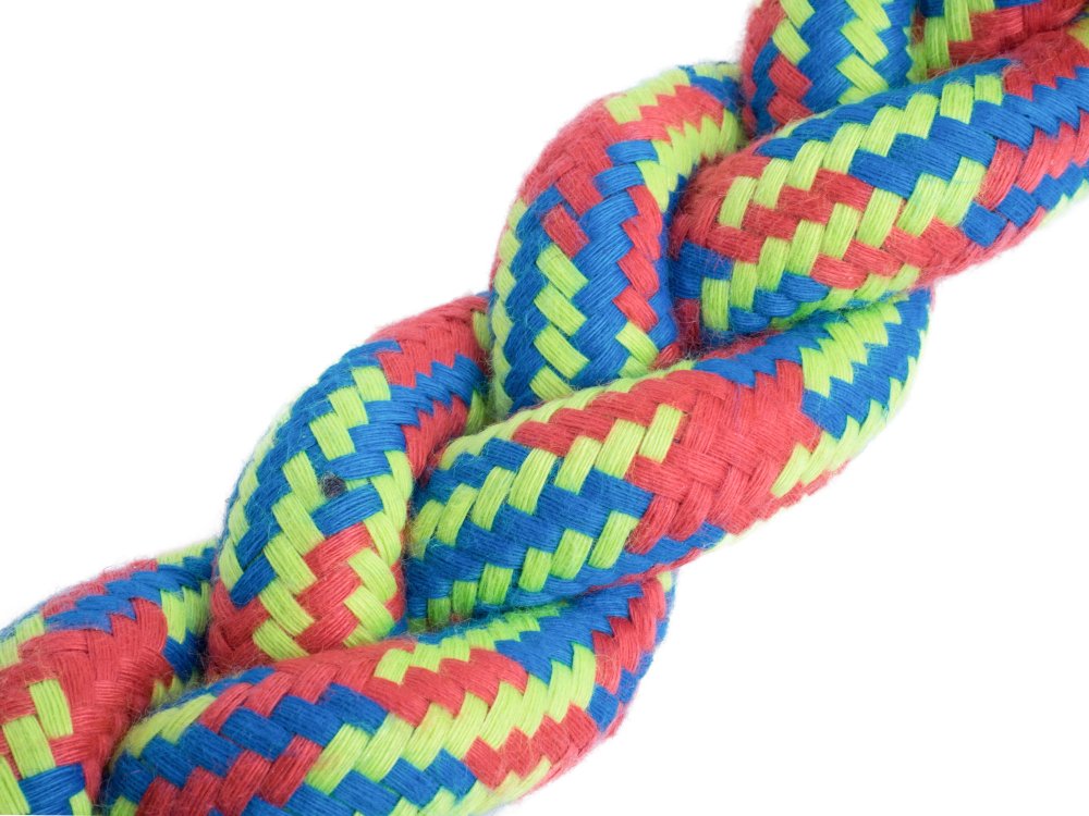 Petface Toyz Woven Knotted Rope Bone Dog Toy