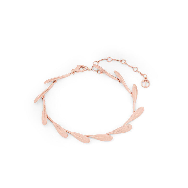 Tipperary Feather Bracelet Plumage Rose Gold