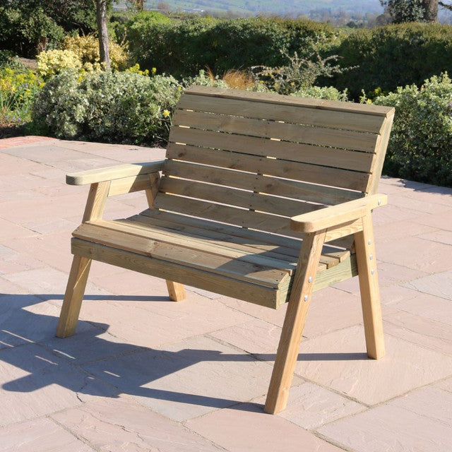 Zest Charlotte 2 Seater Garden Bench