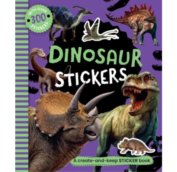 300 Stickers Dinosaurs Book