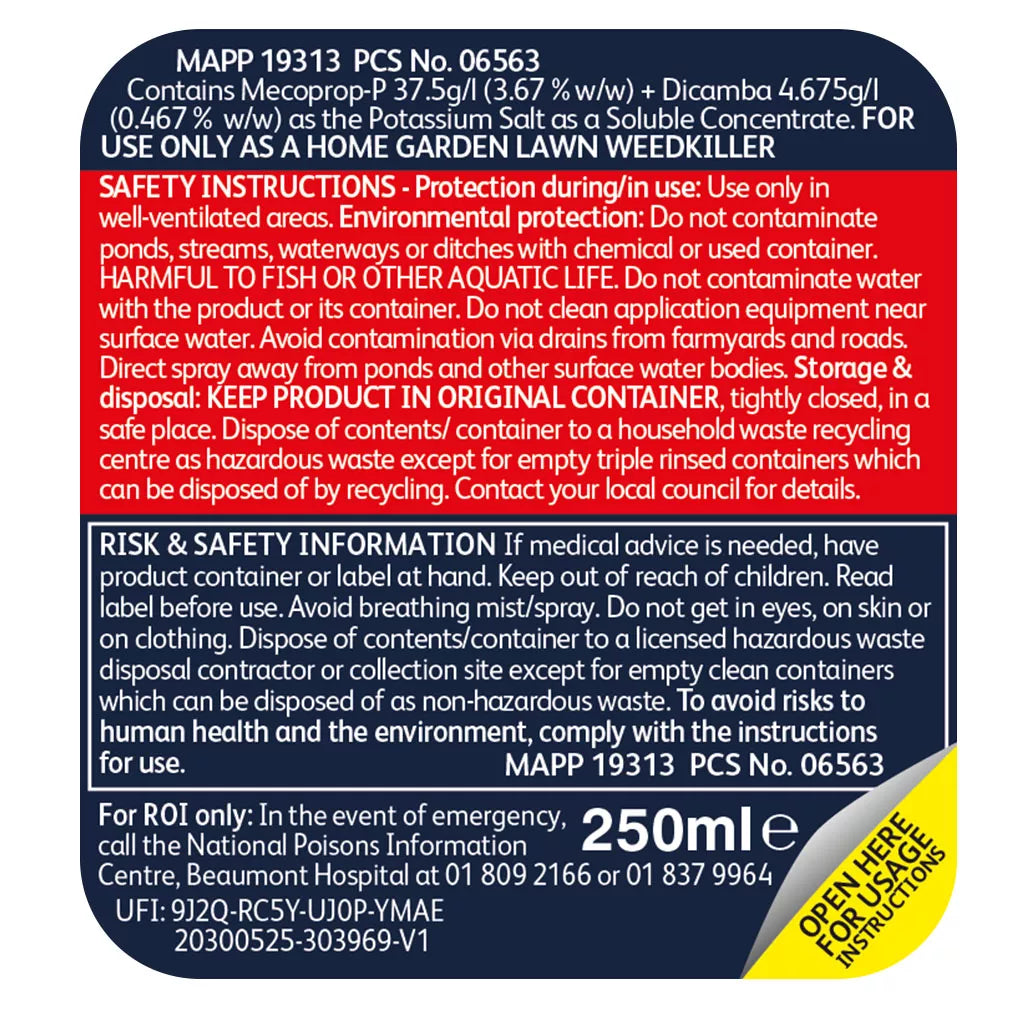 Resolva Pro Weedkiller Xtra Tough 1L Concentrate