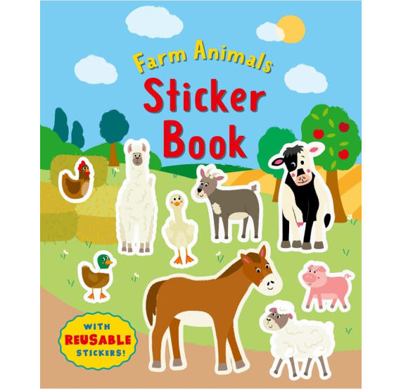 Sticker Book Farm Animals Book