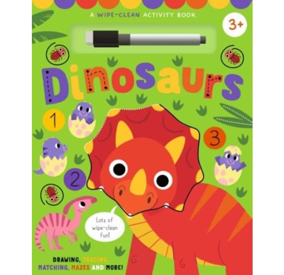 Wipe Clean Activity Dinosaurs Book