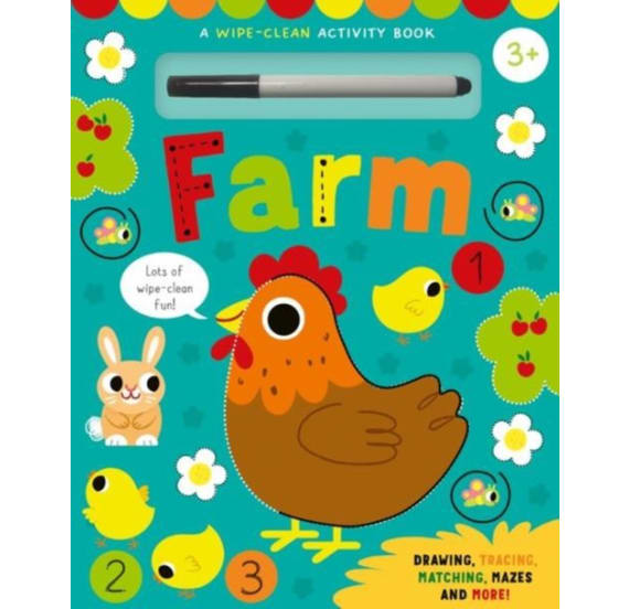 Wipe Clean Activity Farm Book