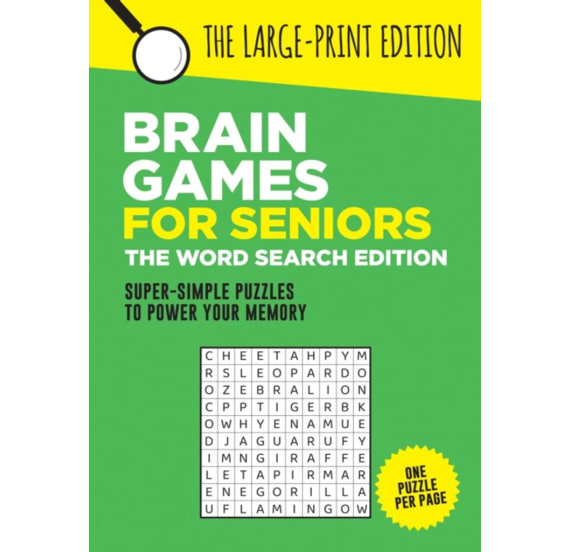 Large Print for Seniors Word Search Book