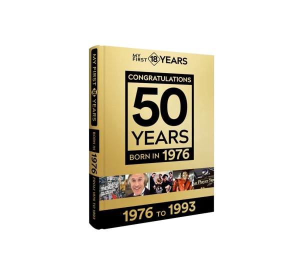 My First 18 Years Gold 1976 Book