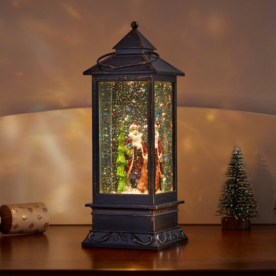 Smart Garden SnowSwirl Santa Lantern