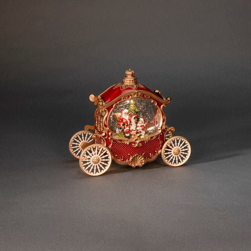 Kontsmide Old Style Wagon With Santa Timer