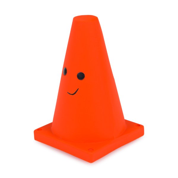 Petface Little Petface Teri The Traffic Cone Latex Dog Toy