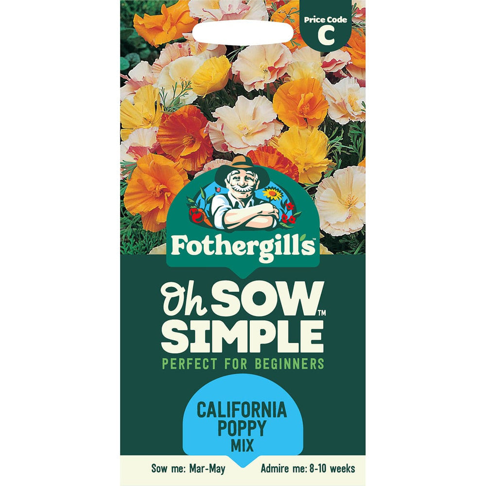 Mr Fothergills Oh Sow Simple California Poppy Mix