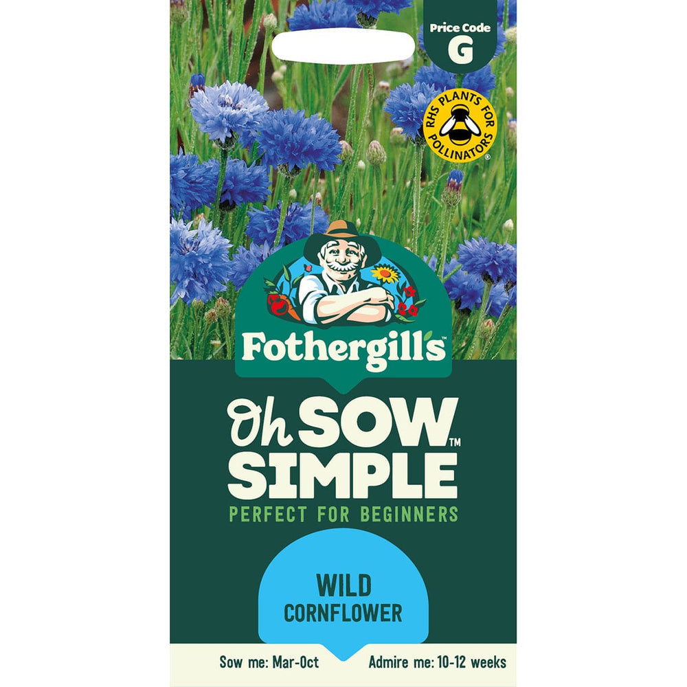 Mr Fothergills Oh Sow Simple Wild Cornflower