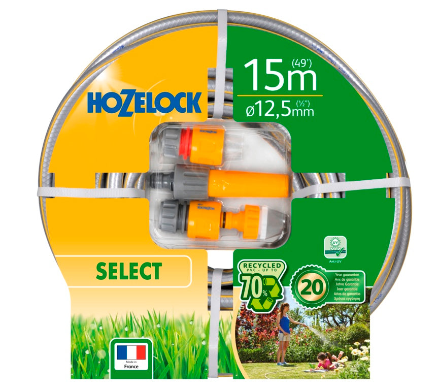 Hozelock Hozelock Select Hose & Fitting Set 15m