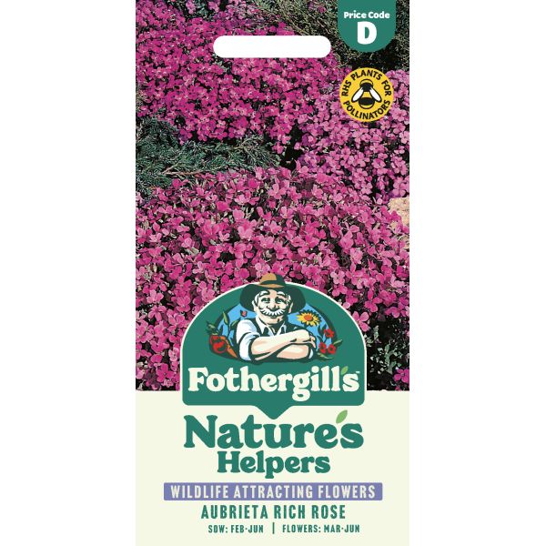 Mr Fothergills Natures Helpers Aubrieta Rich Rose