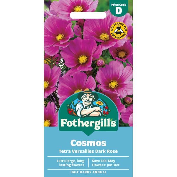 Mr Fothergills Cosmos Tetra Versailles Dark Rose