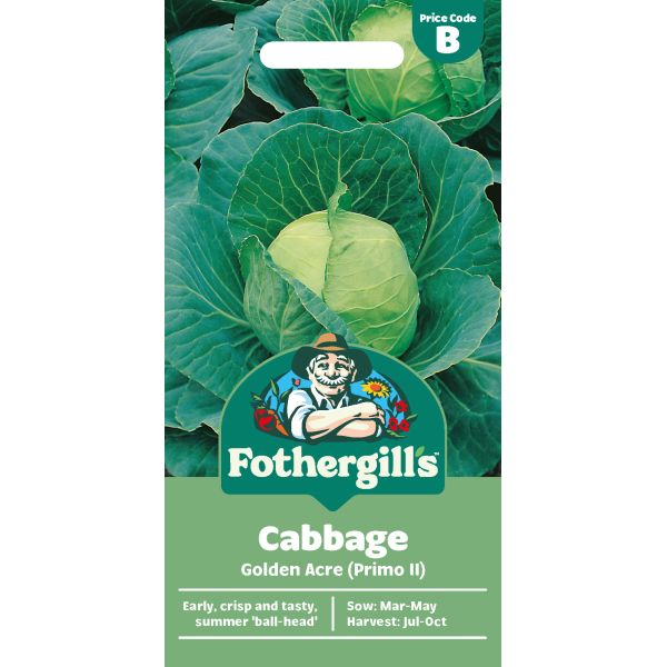 Mr Fothergills Cabbage Golden Acre (Primo Ii)