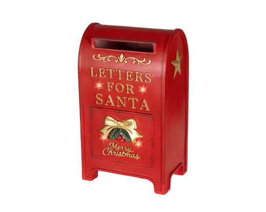 Lumineo Santas Letterbox Light Up LED 45cm