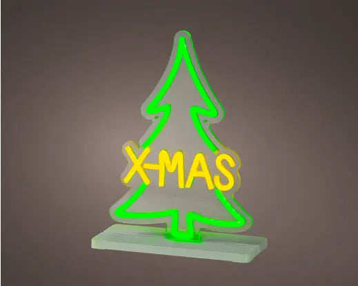 Lumineo Neon 'X-Mas Tree' Sign 32cm