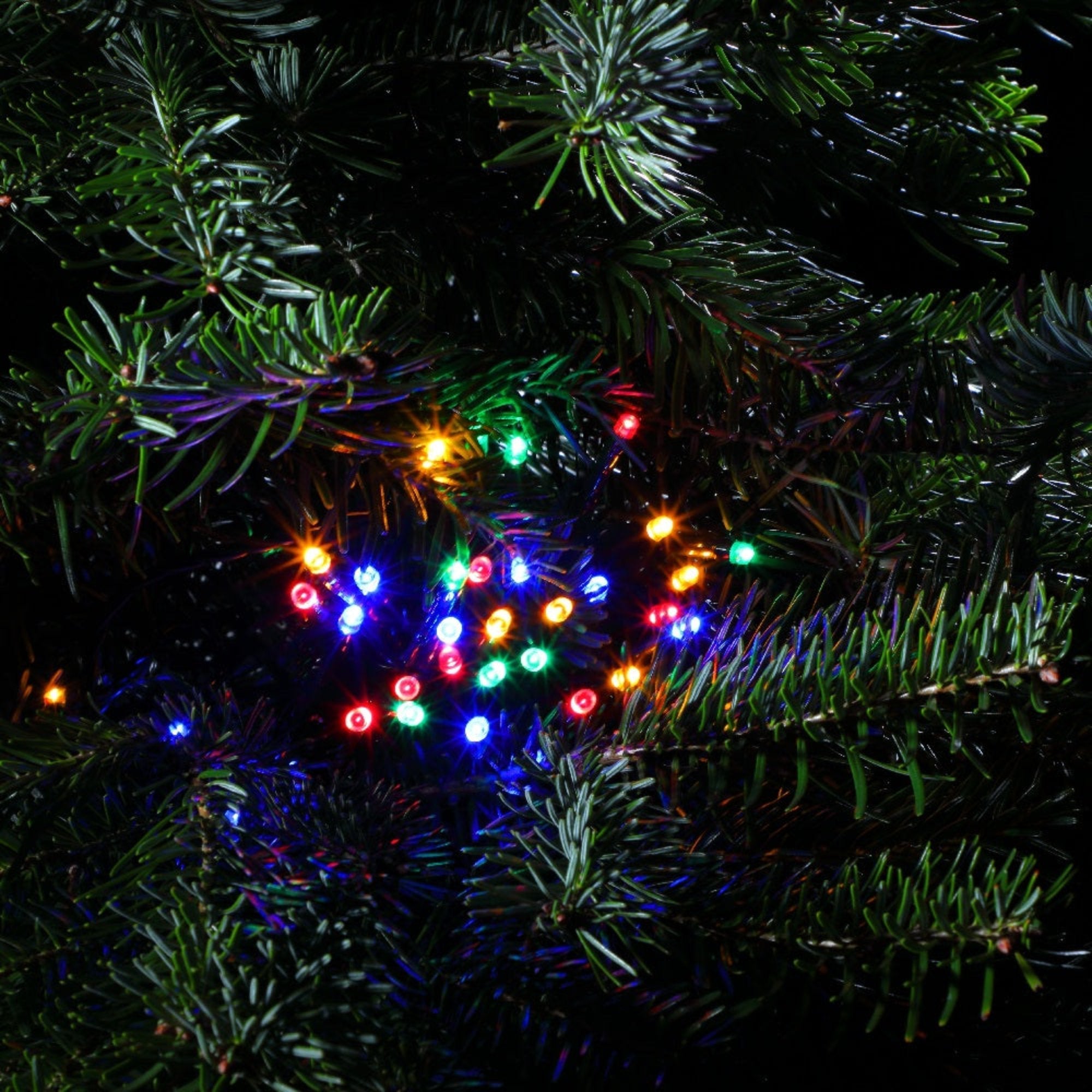 Noma Multifunction String Lights Multicolour With Green Cable