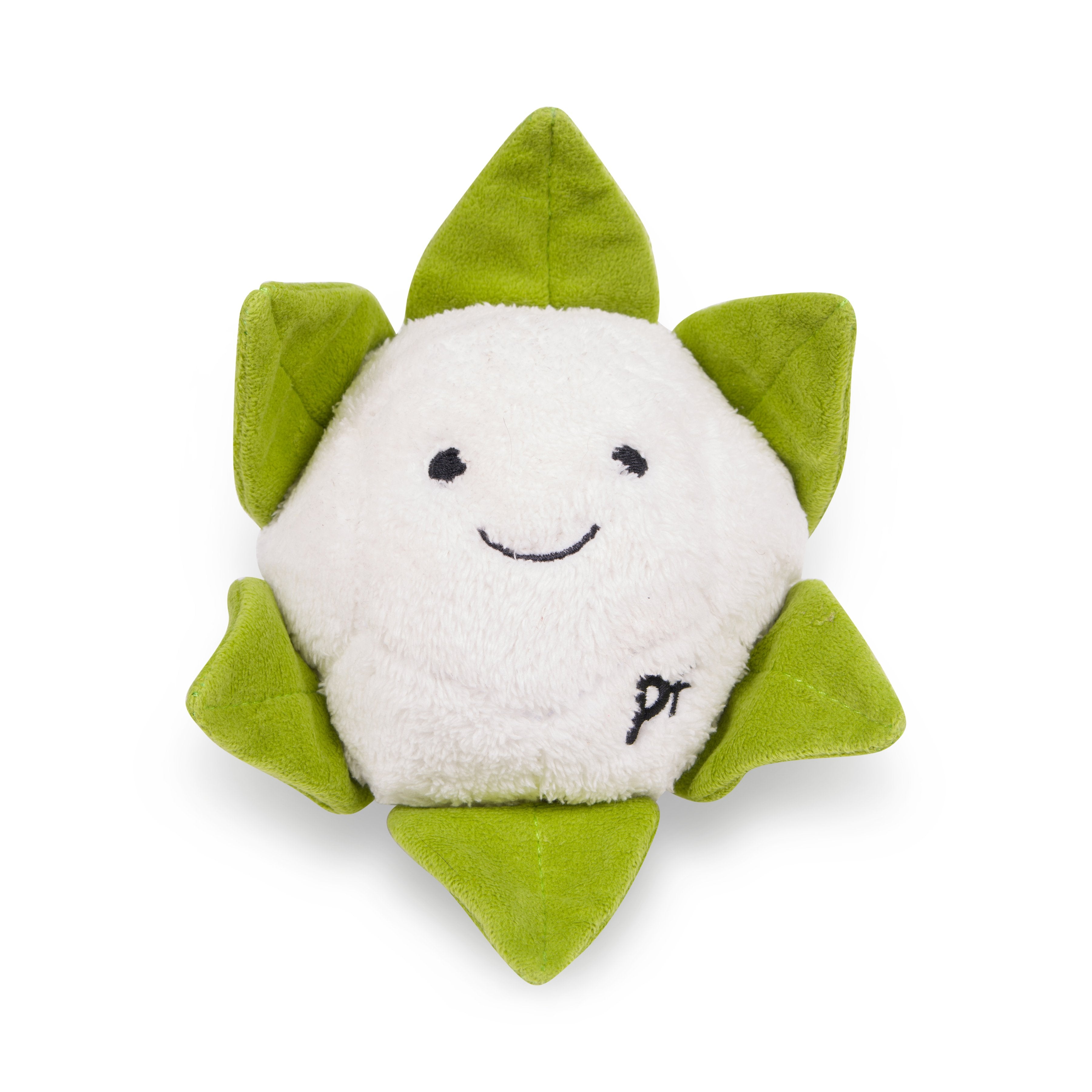 Petface Greenfingers Fluffy Callie Cauliflower Plush Dog Toy