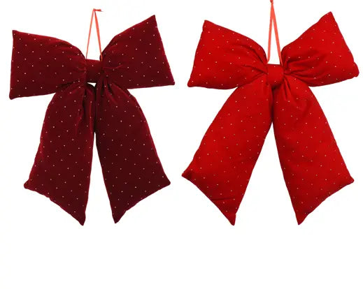 Decoris Padded Bow with Diamante 40cm Single Assorted