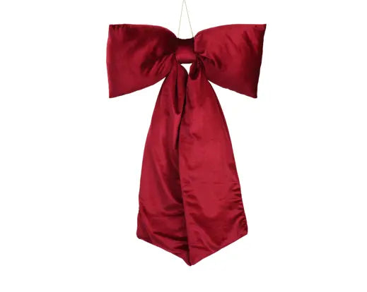 Decoris Velvet Bow Oxblood 80cm
