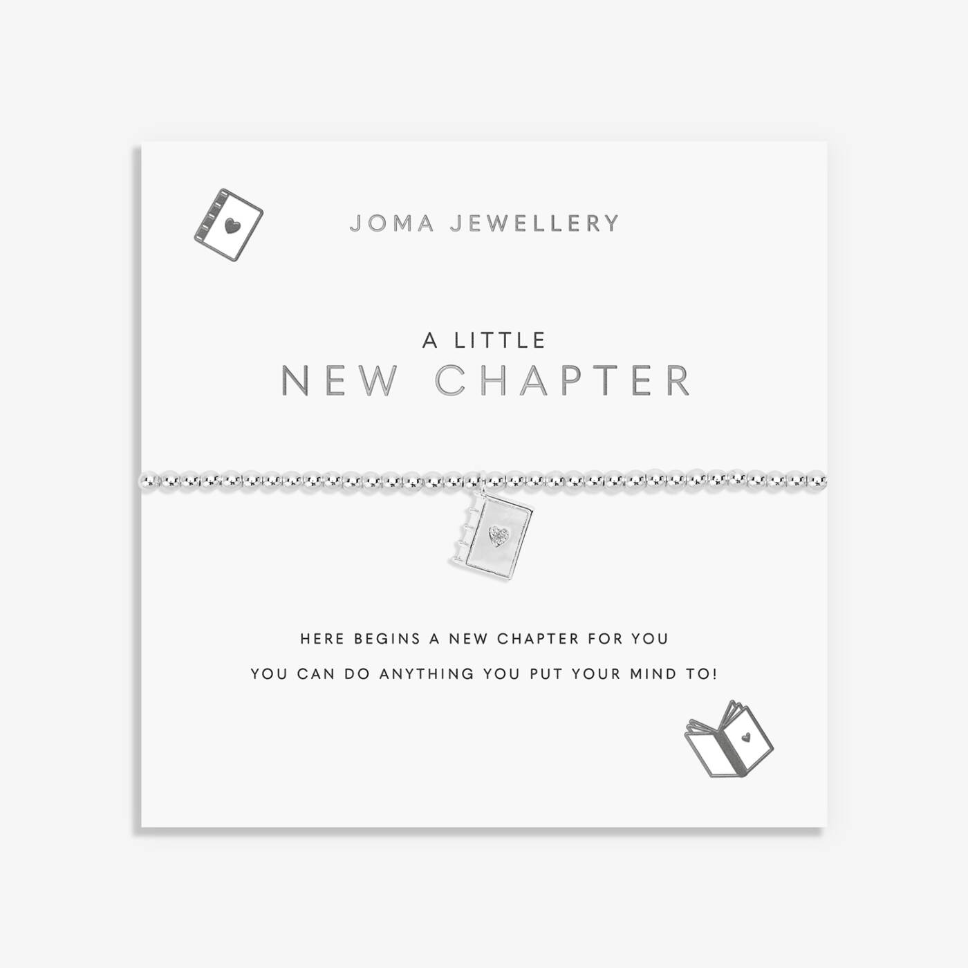 Joma Jewellery A Little New Chapter Silver Bracelet